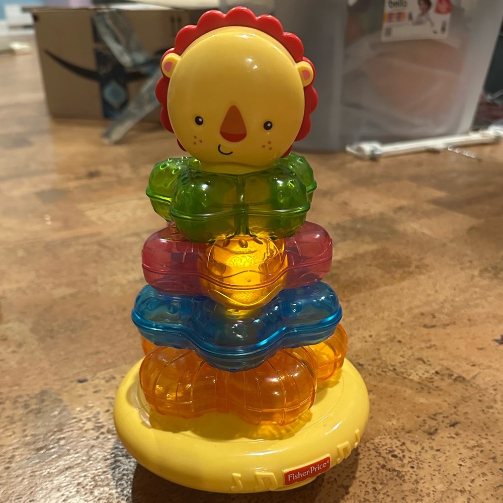 Fisher-Price Light-Up Lion Stacker